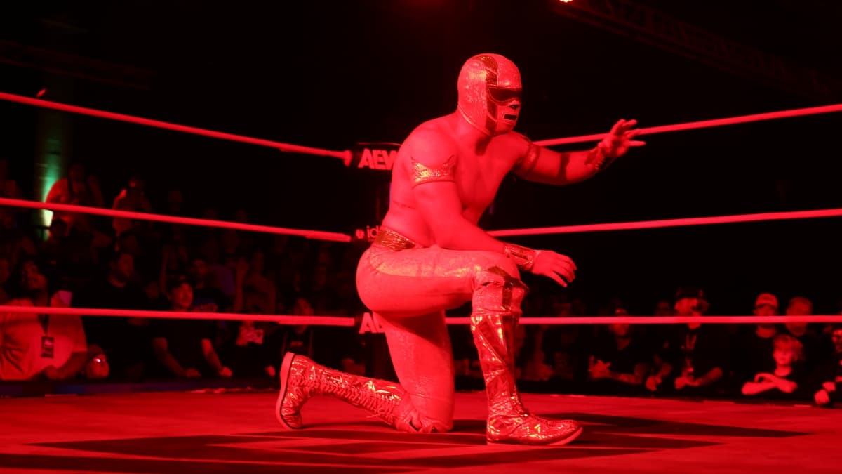 Hologram with red lighting
