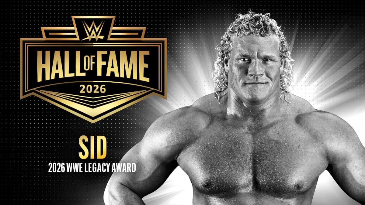 Graphic for Sid Vicious' WWE Hall of Fame induction 
