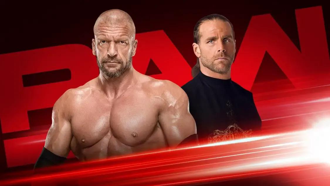 raw shawn michaels triple h