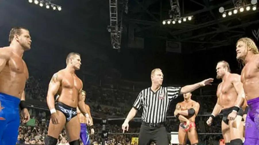 randy orton chris benoit chris jericho edge batista gene snitsky survivor series 2004