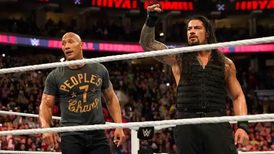 roman reigns the rock