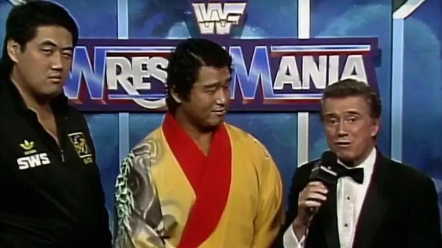 koji kitao genichiro tenryu regis philbin wrestlemania 7