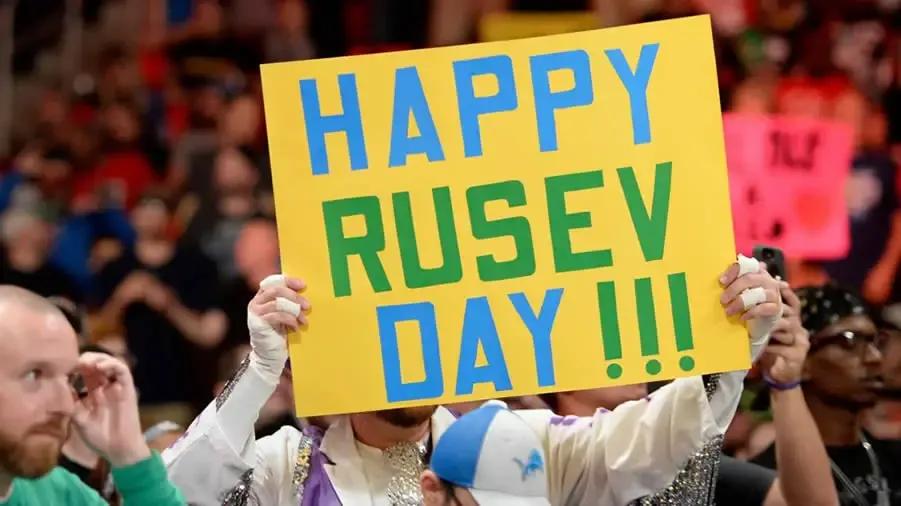 6120 rusev day sign