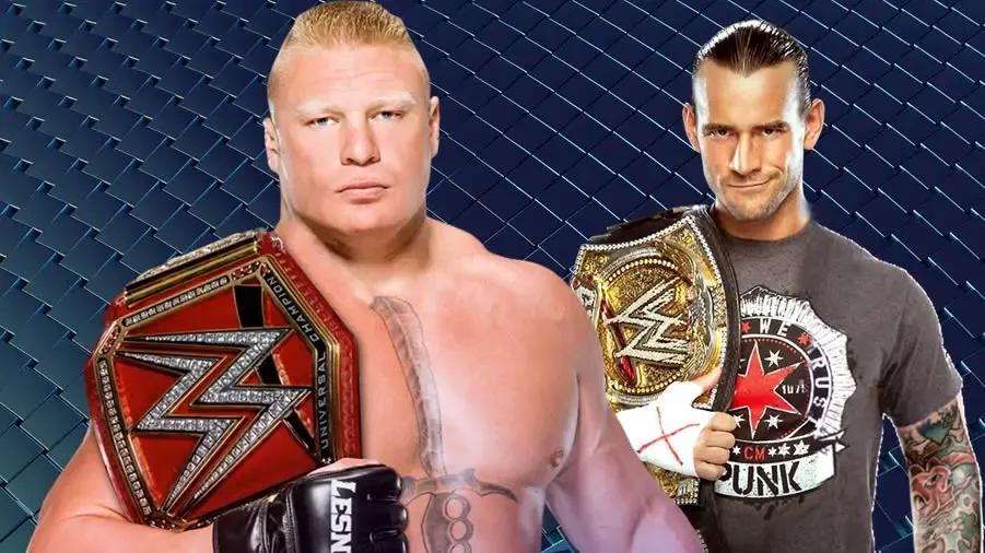 brock lesnar cm punk