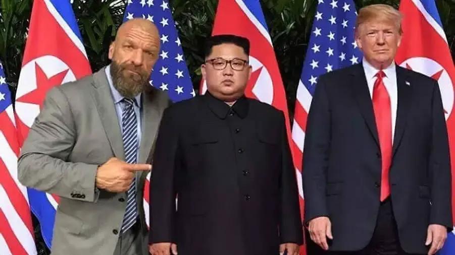 triple h kim trump summit