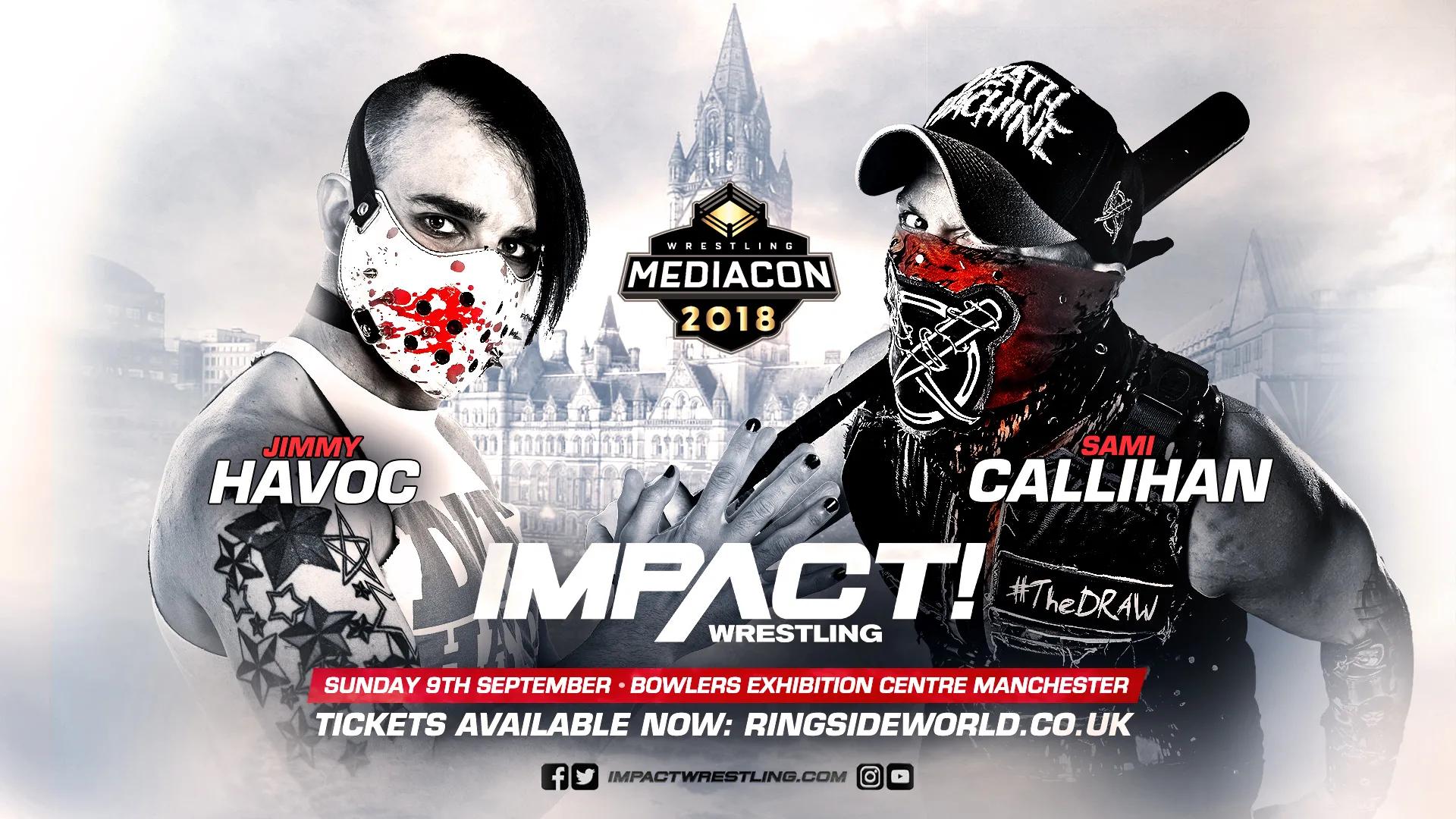 Jimmy Havoc vs Sami Callihan Impact Wrestling