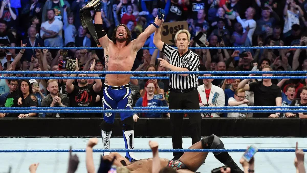 AJ Styles WWE Title win 2017.jpeg