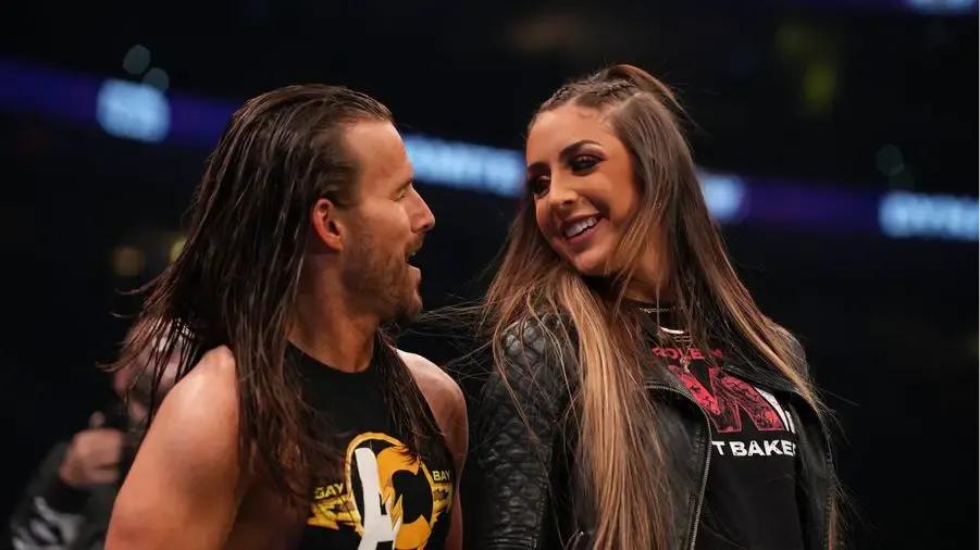 Adam Cole Britt Baker looking into each other-s eyes.jpg