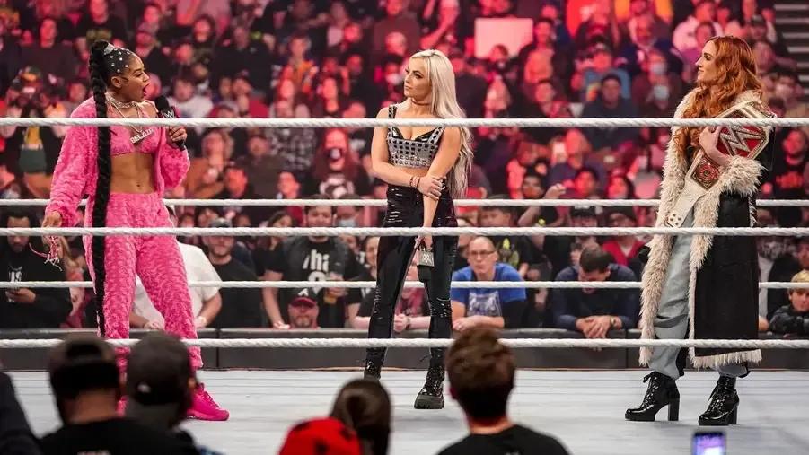 Bianca Belair- Liv Morgan- Becky Lynch- WWE Raw 2022.jpg