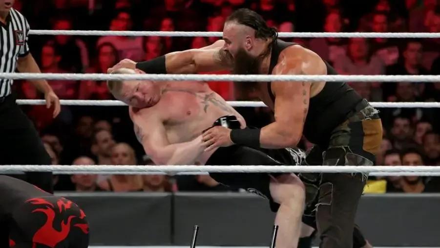 Braun strowman brock lesnar 2018 royal rumble