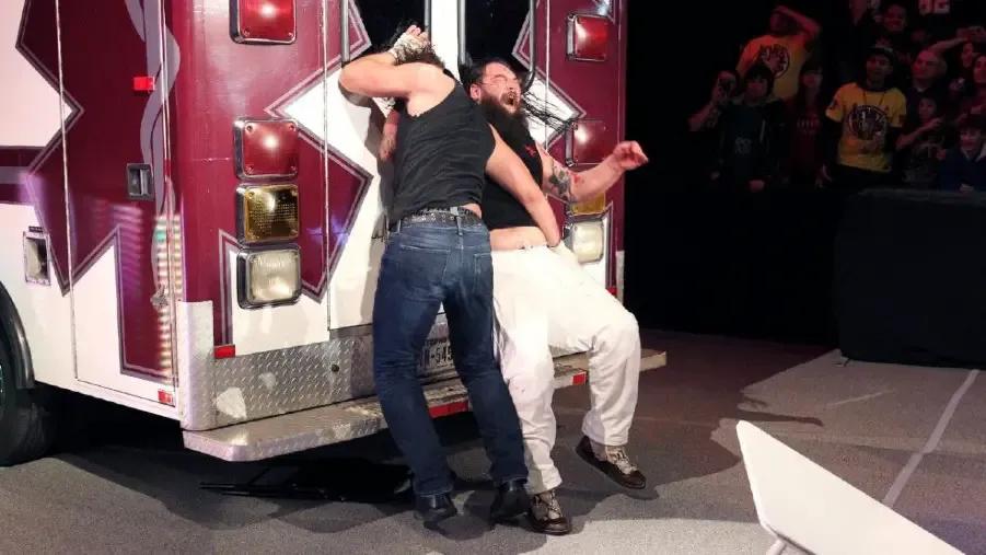 Bray wyatt dean ambrose ambulance