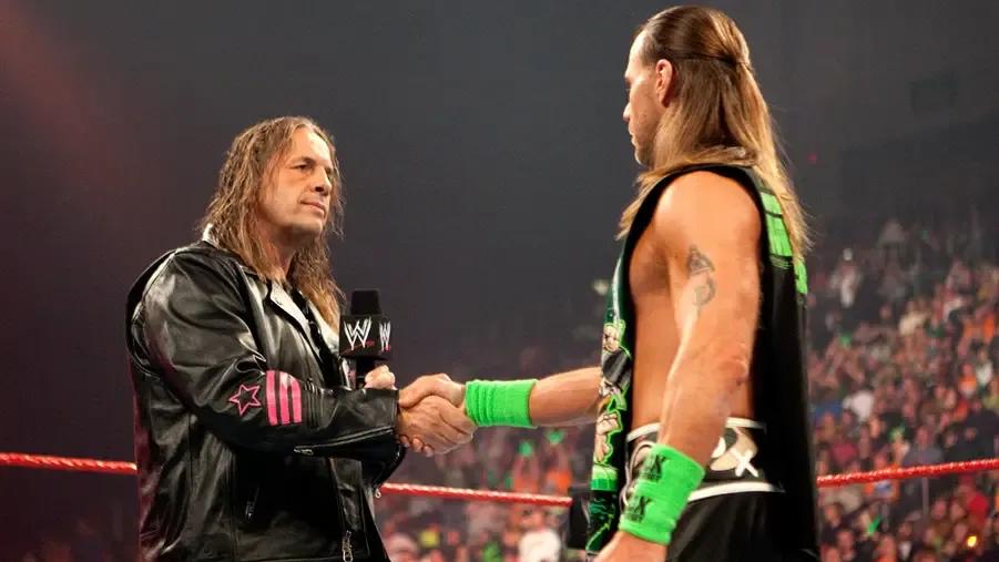 Bret Hart- Shawn Michaels- WWE Raw- 2010.jpg