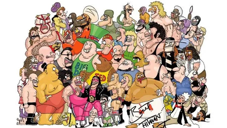 Bret hart cartoon