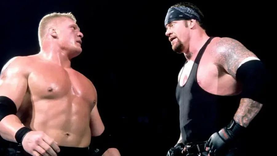 Brock Lesnar The Undertaker Royal Rumble 2003.jpg