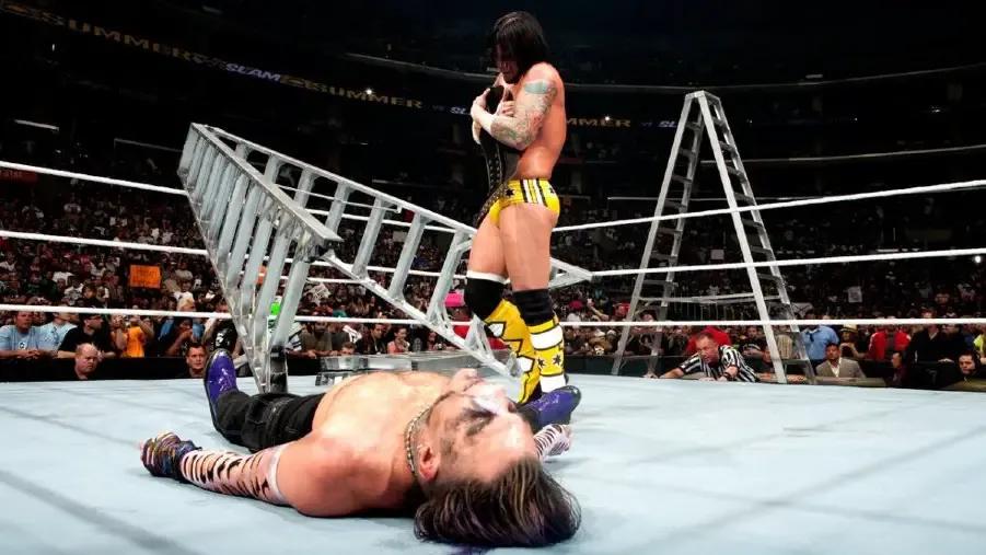 CM Punk Jeff Hardy SummerSlam 2009.jpg