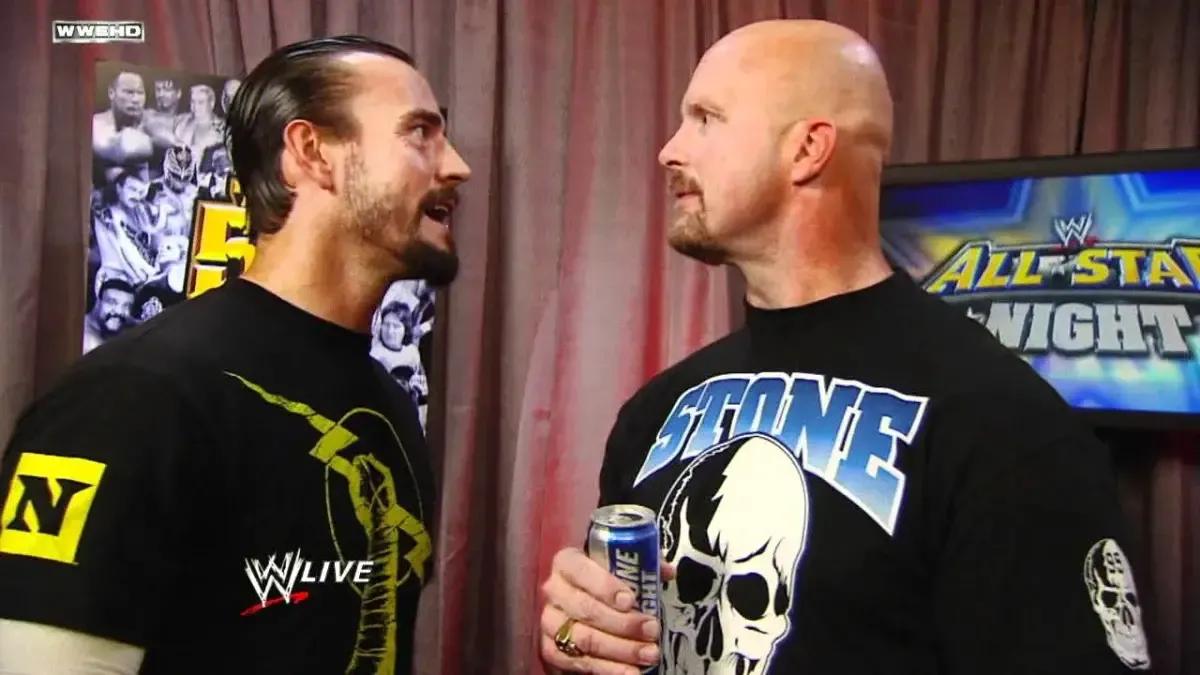 CM Punk Steve Austin June 2011.jpg