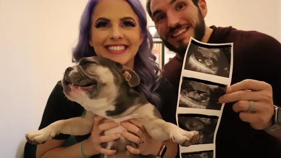 Candice LeRae Johnny Gargano baby announcement.jpg