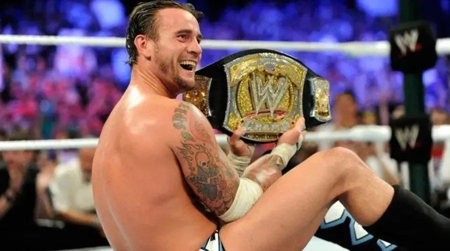 Cm punk wwe money in the bank 2011 wwe title