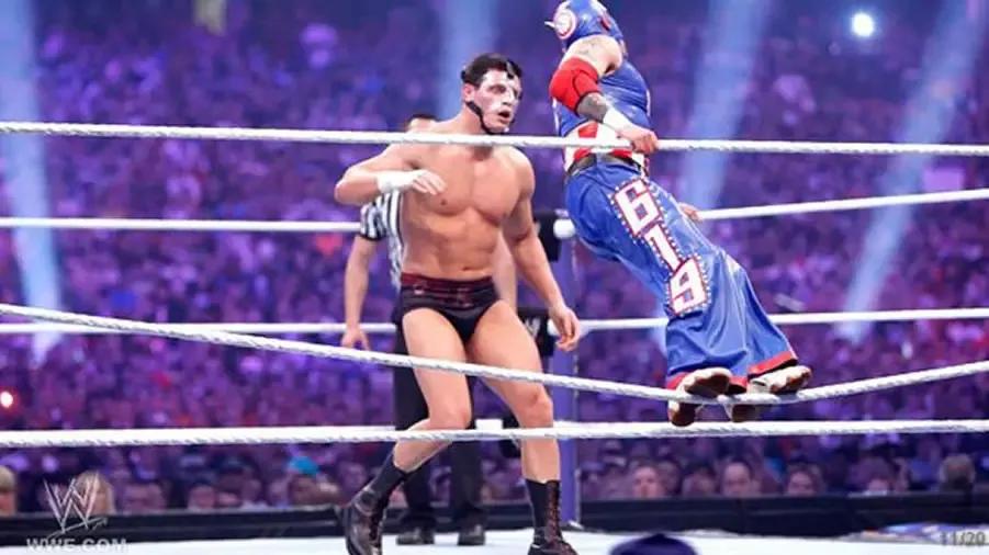 Cody rhodes rey mysterio wrestlemania 27