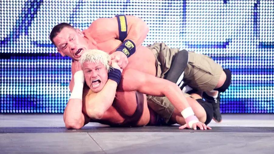 Dolph Ziggler- John Cena- WWE SmackDown 2012.jpg