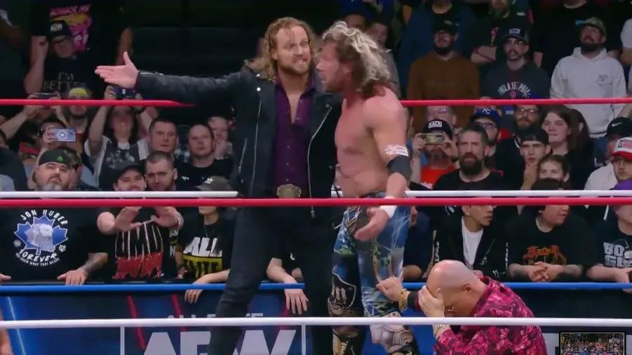 Hangman Page Kenny Omega Don Callis March 2023.jpg