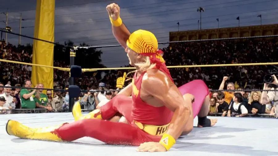 Hulk hogan yokozuna wrestlemania ix leg drop