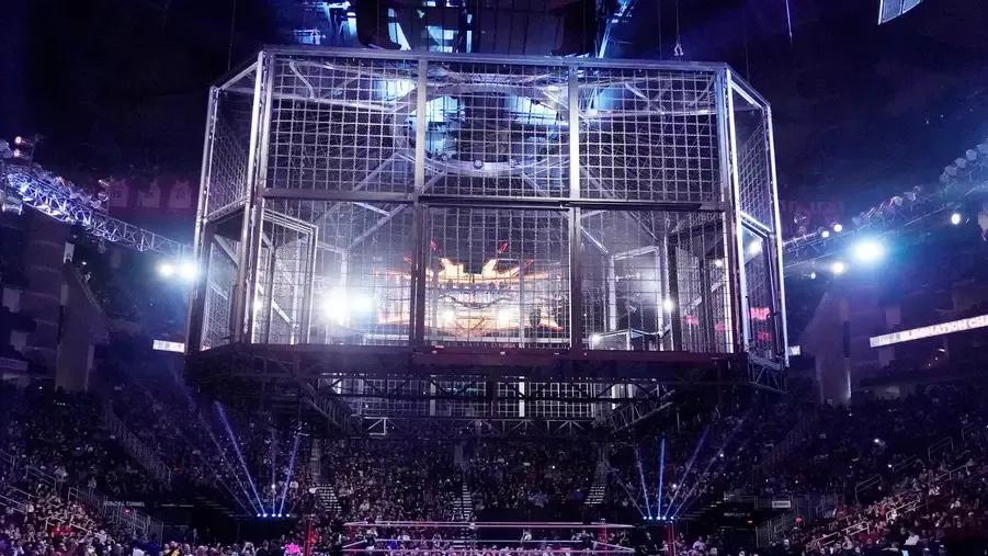 Image of the Elimination Chamber at a WWE event in Feb 2020.jpg