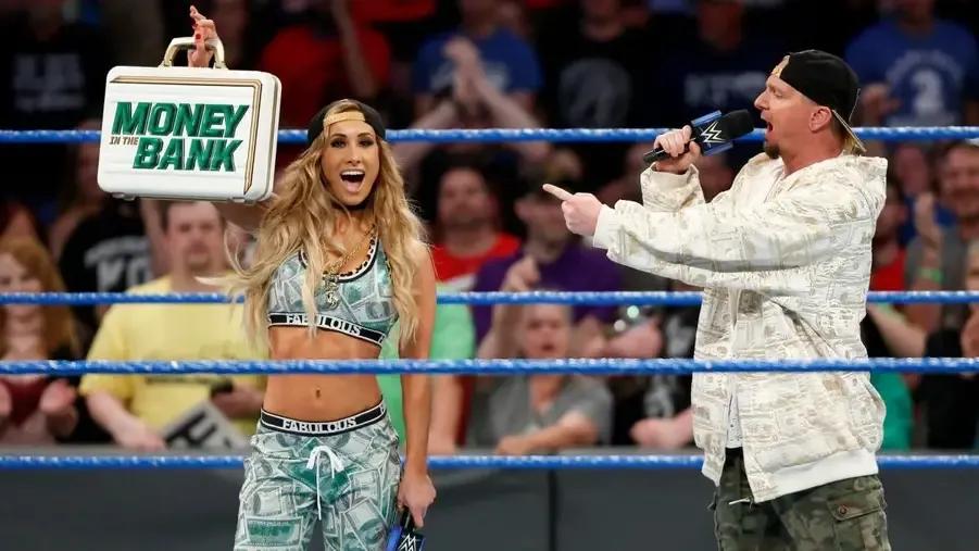 James Ellsworth- Carmella- WWE SmackDown 2017.jpg