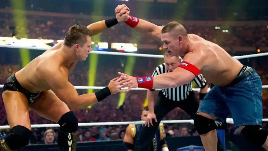 John Cena The Miz WrestleMania XXVII.jpg