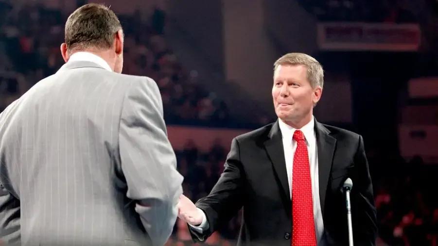 John Laurinaitis and Vince McMahon - WWE Raw 2012.jpg