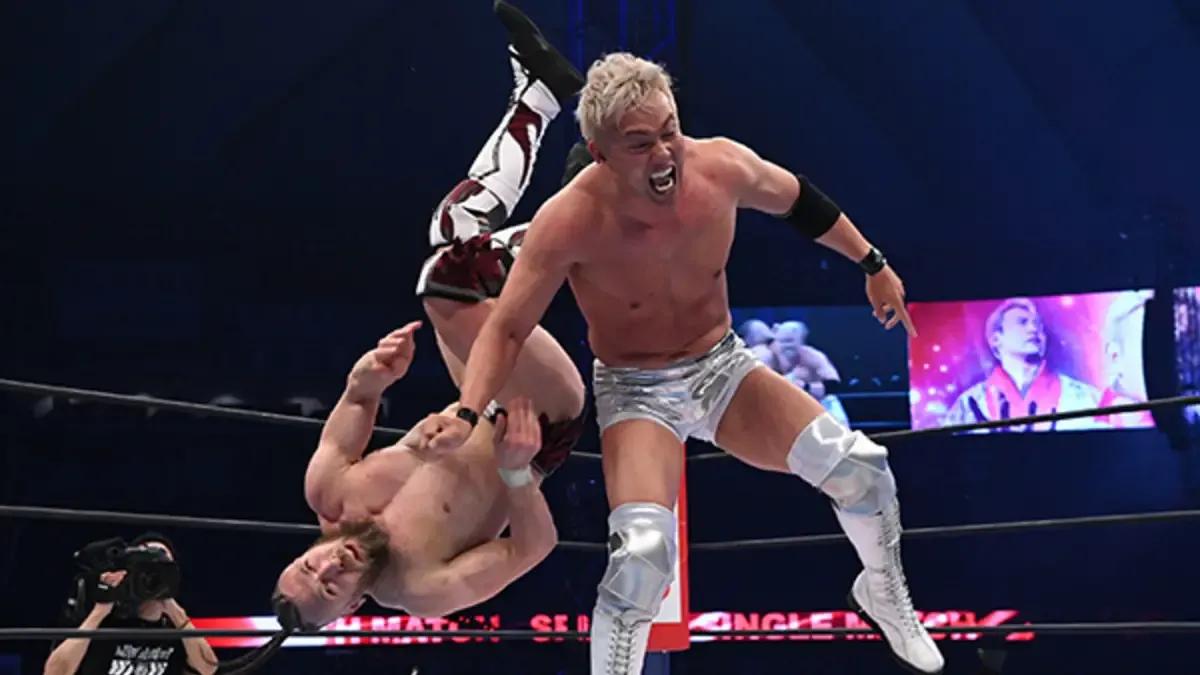 Kazuchika Okada Bryan Danielson Wrestle Kingdom 18.jpg