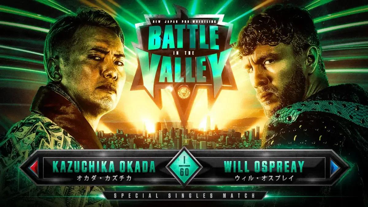 Kazuchika Okada vs Will Ospreay NJPW Battle in the Valley.jpg