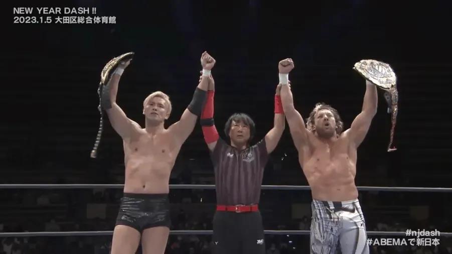 Kenny Omega Kazuchika Okada team together.png