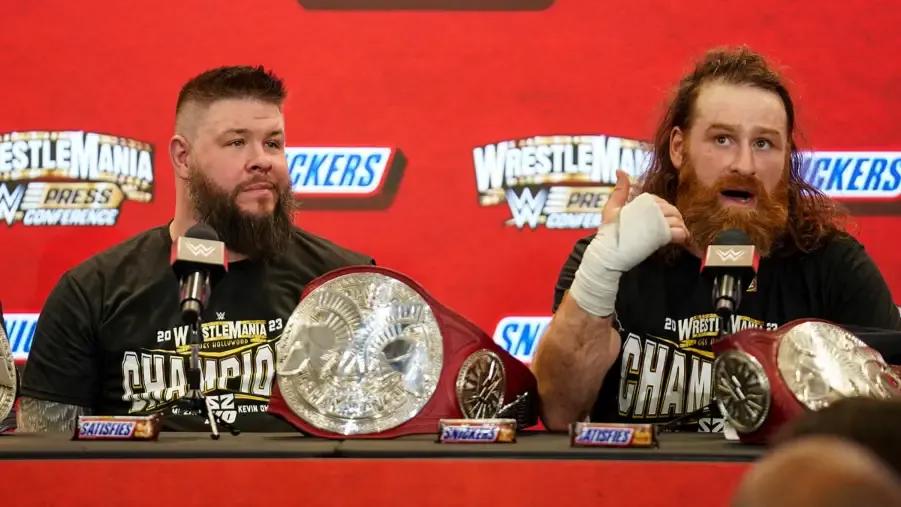 Kevin Owens Sami Zayn WrestleMania 39 Press Conference.jpg