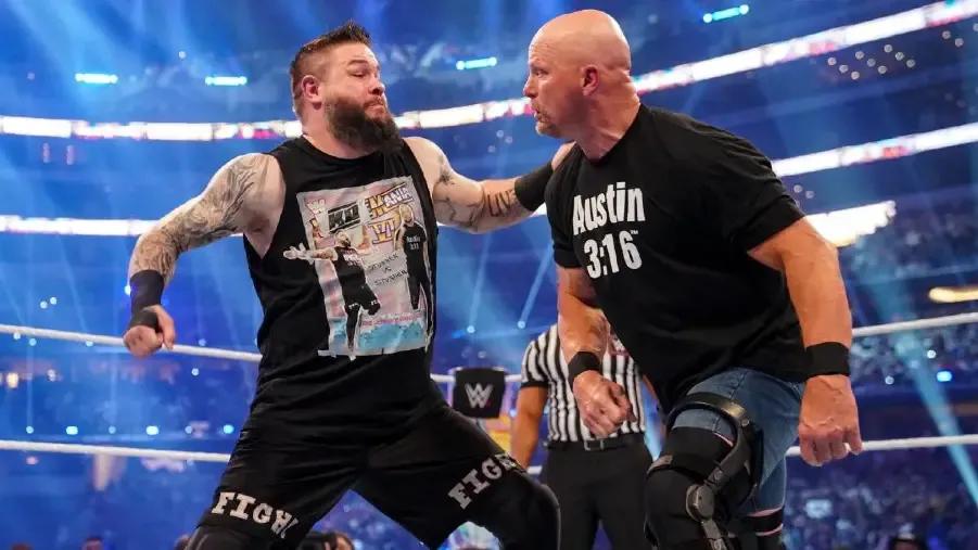 Kevin owens steve austin wrestlemania 38