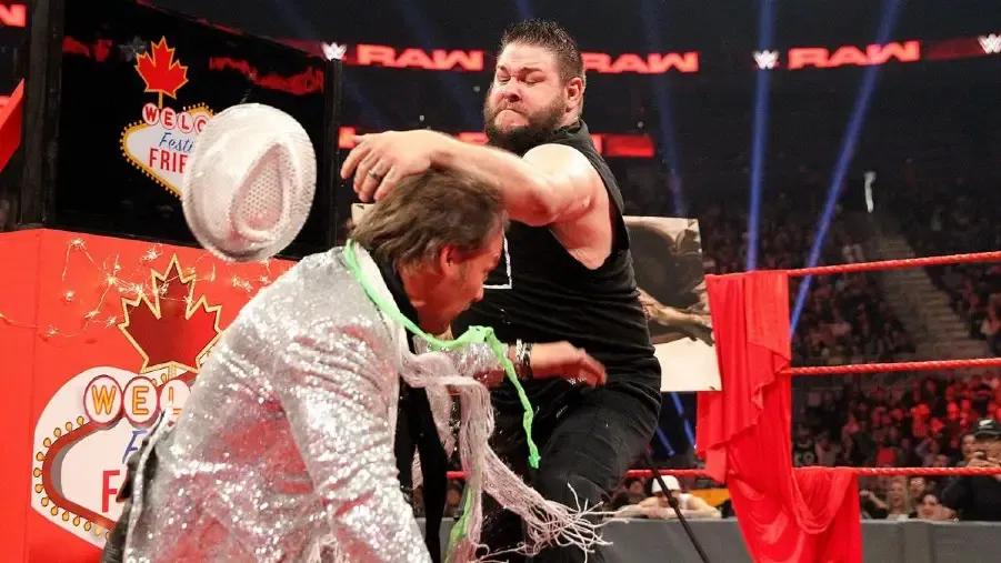 Kevin owens turn chris jericho festival of friendship