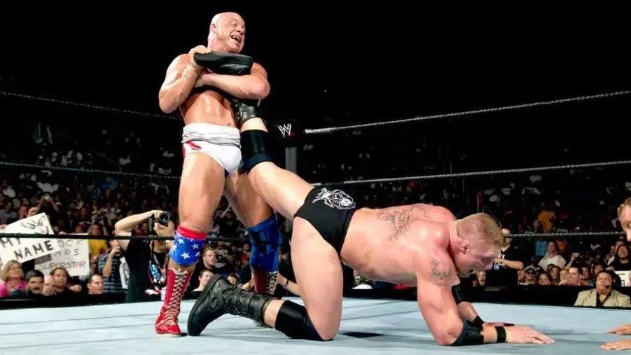 Kurt angle brock lesnar summerslam 2003