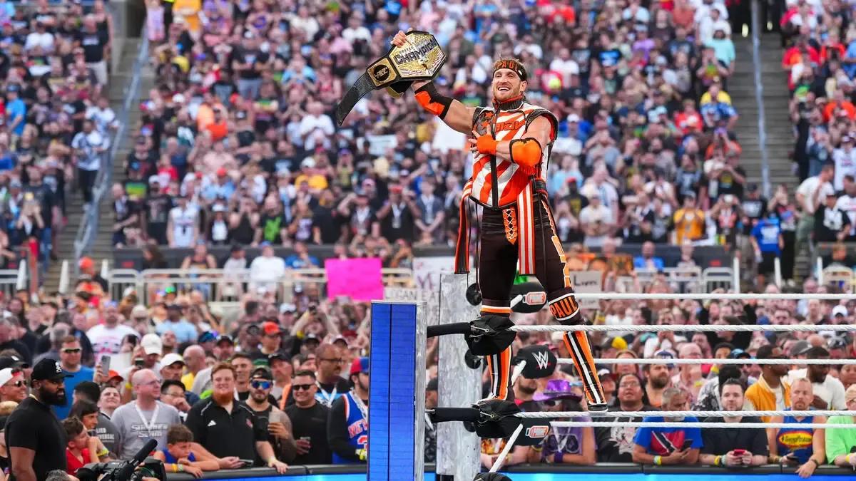 Logan paul august 2024 summerslam in ring