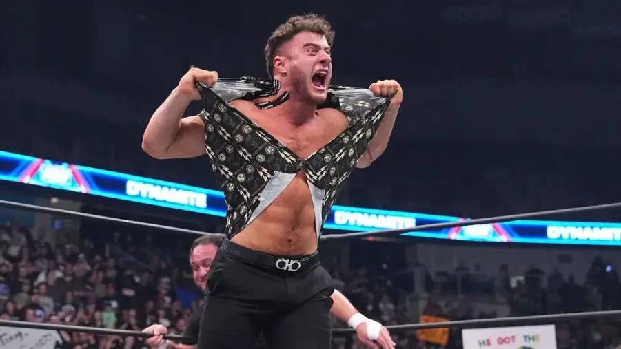 MJF Popping The Shirt Off AEW Dynamite September 2023.jpg