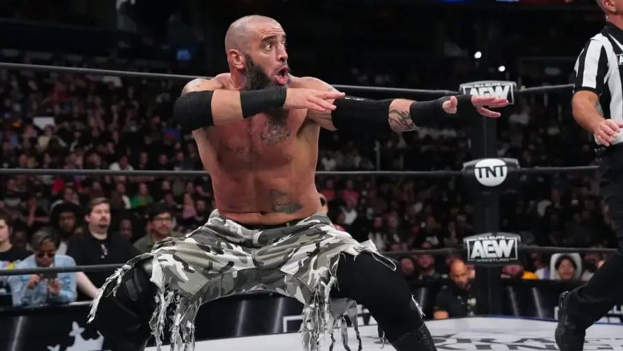 Mark Briscoe Karate Stance AEW Rampage 2023.jpg