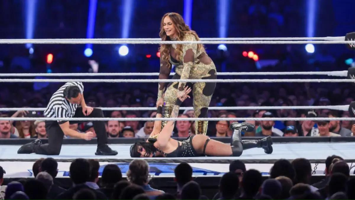 Nia Jax vs Rhea Ripley WWE Elimination Chamber 2024.jpg