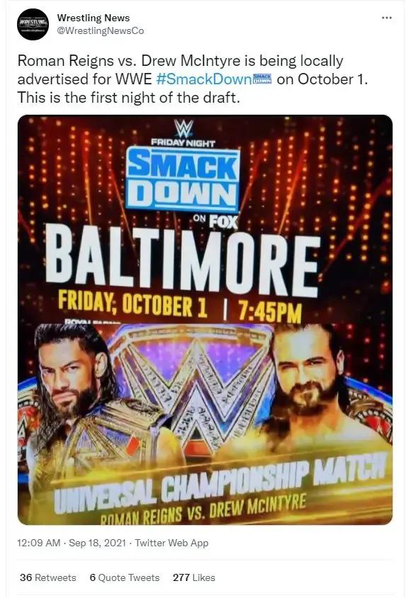 Reigns mcintyre advert baltimore