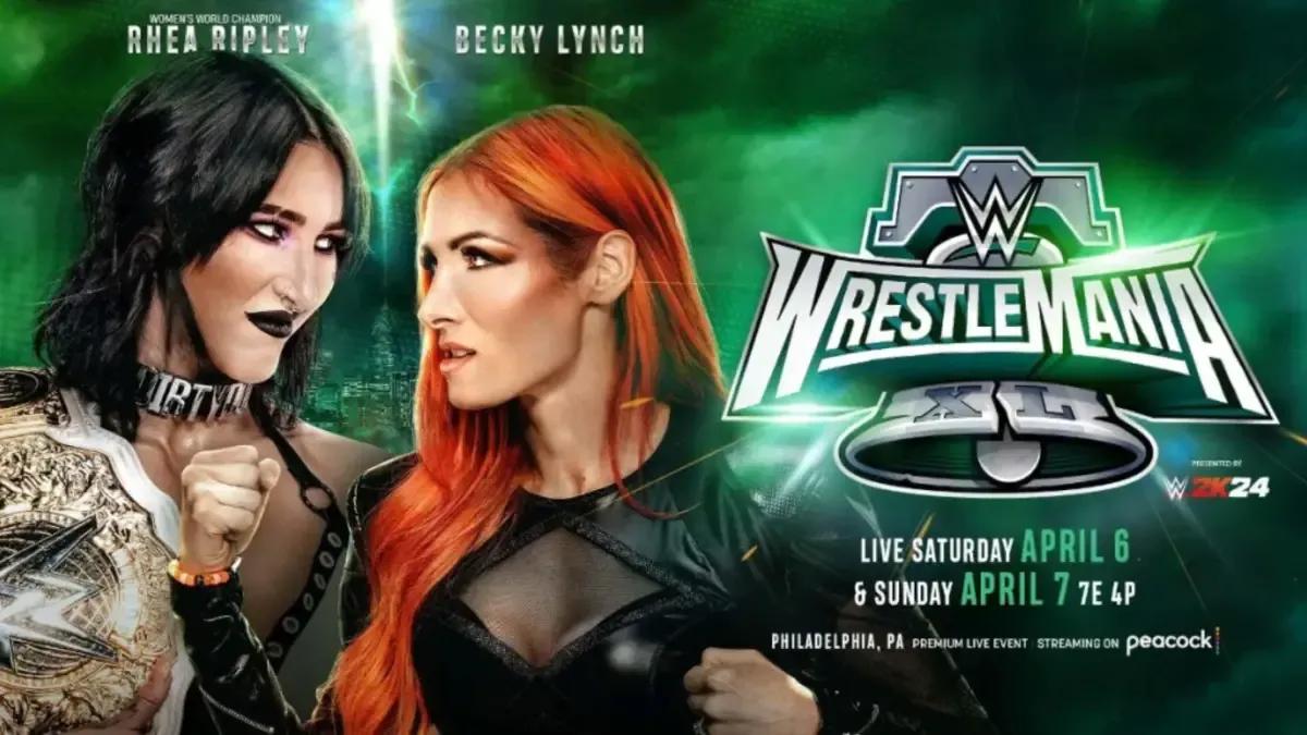 Rhea Ripley vs Becky Lynch WWE WrestleMania 40 Graphic.jpg