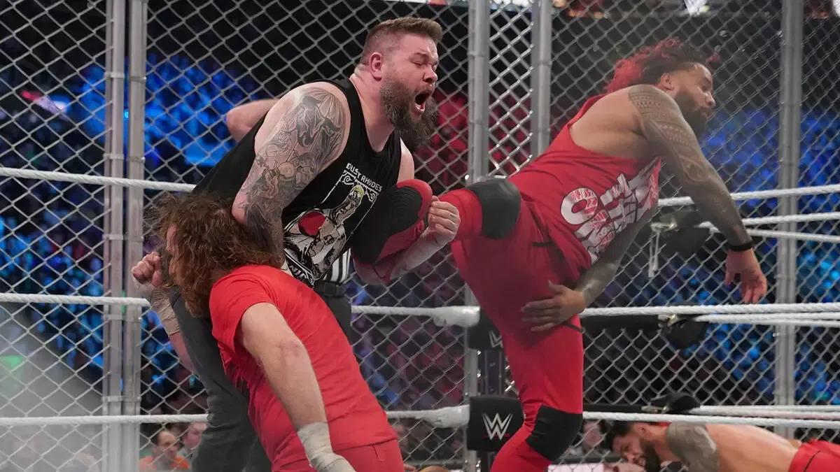 Sami zayn kevin owens low blow survivor series 2022