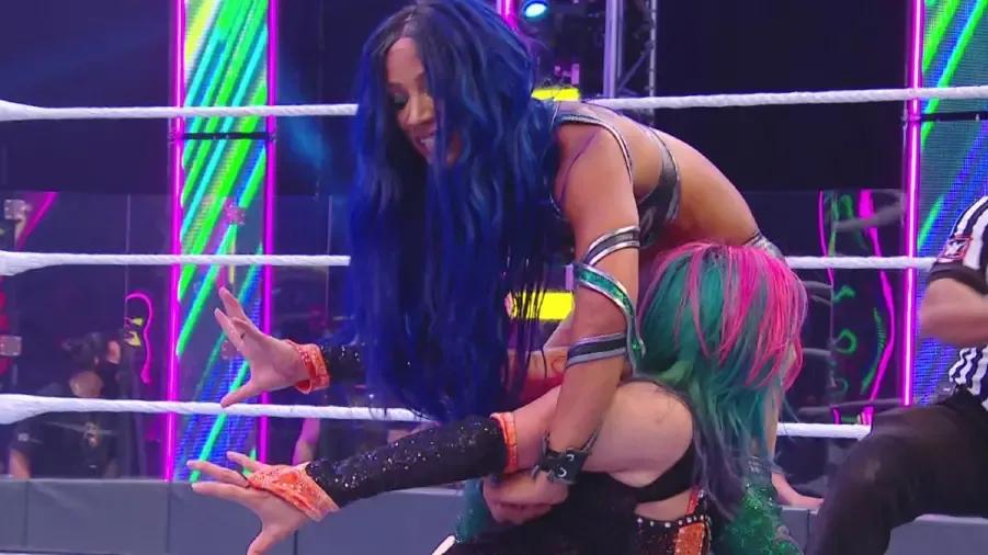 Sasha banks asuka extreme rules 2020