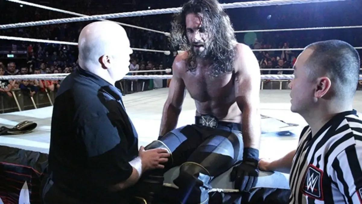 Seth rollins 2015 house show injury