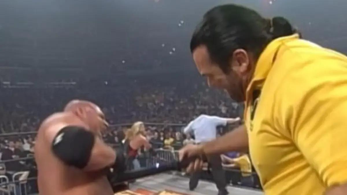 Starrcade 1998 cattle prod