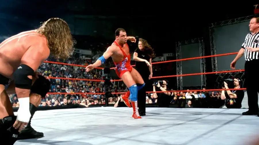 Stephanie mcmahon kurt angle triple h 2000