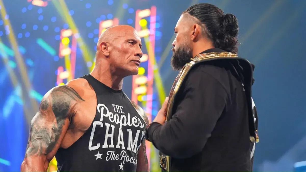 The Rock And Roman Reigns WWE SmackDown February 2024.jpg