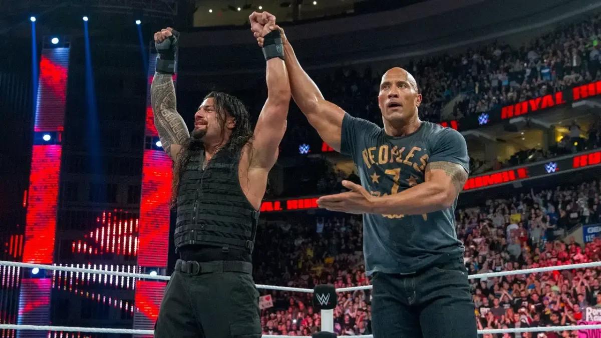 The Rock Roman Reigns Royal Rumble 2015.jpg